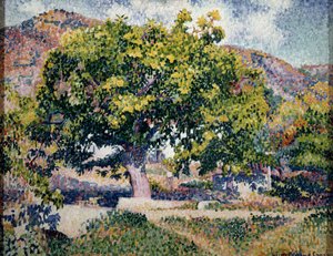 私の家の近く、1906。 作： Henri Edmond Cross
