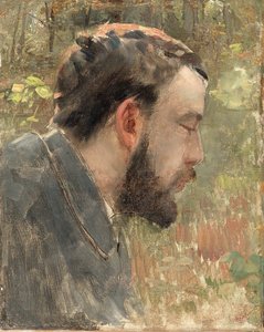 クラブの肖像（キャンバスに油彩） 作： Henri Edmond Cross