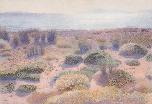 ビニャースのビーチ 作： Henri Edmond Cross