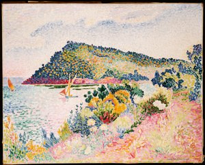 ブラックケープ、プラモースキル湾、1906 作： Henri Edmond Cross