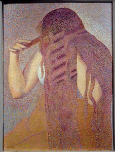 髪の毛です。アンリ・ドラクロワ・ディット・クロス（アンリ・エドモン・クロス）（1856-1910）の絵画 作： Henri Edmond Cross