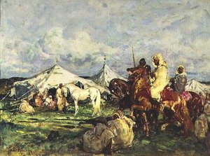 The Horsemen 作： Henri Emilien Rousseau