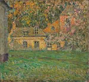 花の咲く木;花の咲く木 作： Henri Eugene Augustin Le Sidaner