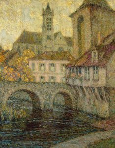 ブルゴーニュの門、モレ 作： Henri Eugene Augustin Le Sidaner