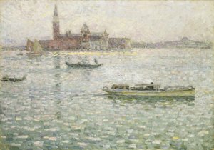 サン・ジョルジョ・マッジョーレ、ヴェネツィア 作： Henri Eugene Augustin Le Sidaner