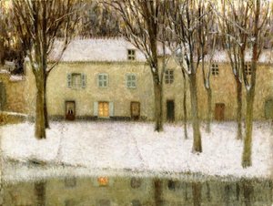 水辺の小さなスポット 作： Henri Eugene Augustin Le Sidaner