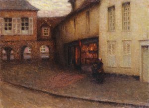 リトルショップ、ジェルブロワ; La Petit Boutique、Gerberoy、c.1906（キャンバスに油彩）
