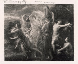 トロイア人の踊り 作： Henri Fantin-Latour