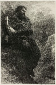 イタリアのハロルド: 山の中で 作： Henri Fantin-Latour