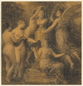ロッシーニへのオマージュ 作： Henri Fantin-Latour