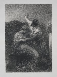 魔術師バルタジャールとファティメ 作： Henri Fantin-Latour