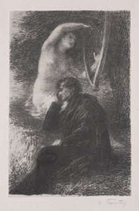レリオ：エオリアン・ハープ 作： Henri Fantin-Latour