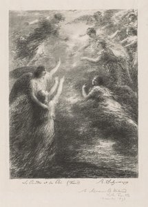 パラダイスとペリ 作： Henri Fantin Latour
