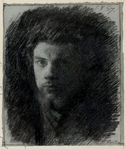 自画像 作： Henri Fantin-Latour