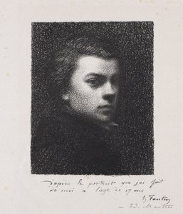 17歳のアーティスト 作： アンリ・ファンタン・ラトゥール