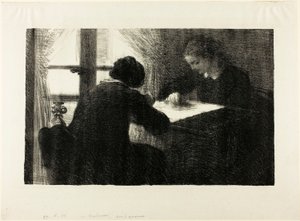 The Embroiderers、セカンドプレート 作： Henri Fantin-Latour