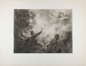 アルプスの妖精、一皿目 作： Henri Fantin-Latour