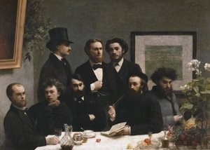 テーブルの片隅 作： Henri Fantin-Latour