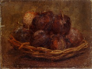 プラムのバスケット」1869年