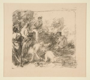 水浴者 作： Ignace Henri Jean Fantin Latour
