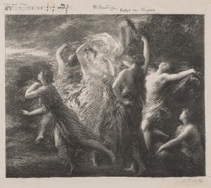バレエ・デュ・トロワイヨン 作： Ignace Henri Jean Fantin Latour