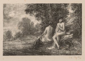 水浴者 作： Ignace Henri Jean Fantin Latour