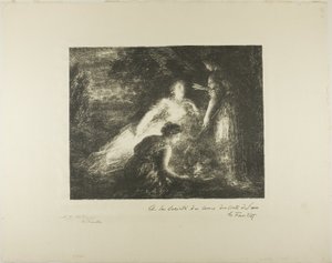 呪い 作： Ignace Henri Jean Fantin Latour