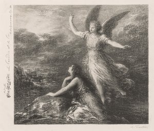 楽園とペリからデビュー（二皿目） 作： Ignace Henri Jean Fantin Latour