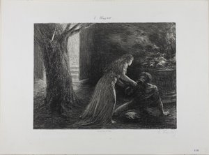 ヴァルキリーのデビュー 作： Ignace Henri Jean Fantin Latour