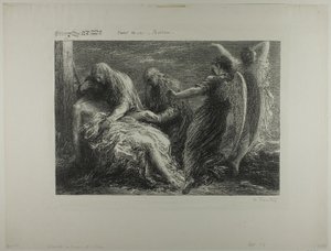 十字架からの沈着 作： Ignace Henri Jean Fantin Latour