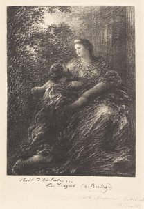「トロイの木馬」よりデュエット（6皿目） 作： Ignace Henri Jean Fantin Latour