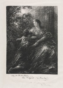 トロイア人のデュエット 作： Ignace Henri Jean Fantin Latour