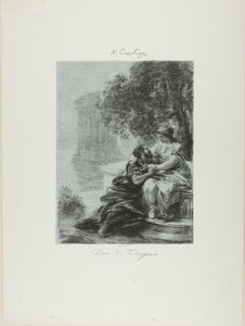 トロイの木馬のデュエット、最初のプレート 作： Ignace Henri Jean Fantin Latour