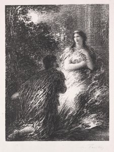 トロイアのデュオ 作： Ignace Henri Jean Fantin Latour