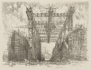 イギリスの戦争作品: ガントリー (商船所) 作： Ignace Henri Jean Fantin Latour