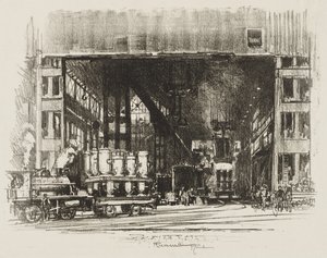 イギリスの戦争作品: 壷、大きな貝殻の鋳造 作： Ignace Henri Jean Fantin Latour