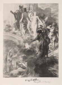 ラインゴールドのフィナーレ 作： Ignace Henri Jean Fantin Latour