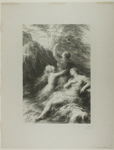 神々の黄昏のフィナーレ 作： Ignace Henri Jean Fantin Latour