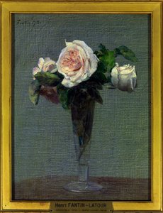 花 アンリ・ファンティン・ラトゥール（1836-1904）の絵画 1872年 薄手 0,24 x 0,31 m パリ・ルーヴル美術館 Mandatory mention:ヘレネ・エ・ヴィクトール・リヨンへの寄付 作： Ignace Henri Jean Fantin Latour