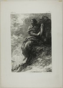 ハロルド：山の中で 作： Ignace Henri Jean Fantin Latour