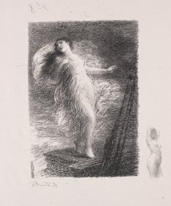 若いタレンティーナ 作： Ignace Henri Jean Fantin Latour