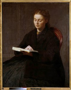 アンリ・ファンタン・ラトゥールの「読む絵画」（ファンタン・ラトゥール 作： Ignace Henri Jean Fantin Latour