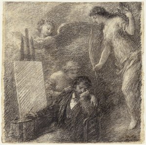 落胆する芸術家 作： Henri Fantin Latour
