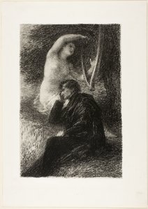 レリオ：エクトル・ベルリオーズよりエオリアン・ハープ 作： Ignace Henri Jean Fantin Latour