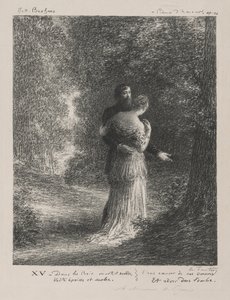 愛の詩 (三皿目) 作： Ignace Henri Jean Fantin Latour