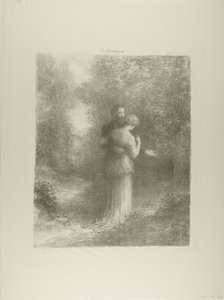 愛の詩、一皿目 作： Ignace Henri Jean Fantin Latour