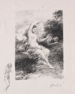 ライド 作： Ignace Henri Jean Fantin Latour