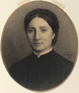 マダム・ディッテ 作： Ignace Henri Jean Fantin Latour