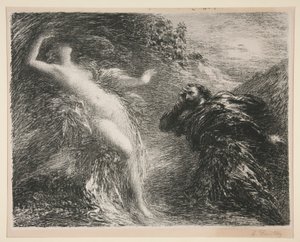 マンフレッドとアステア 作： Ignace Henri Jean Fantin Latour