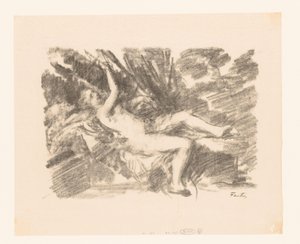 裸の女性が目覚める ル・レベール 作： Ignace Henri Jean Fantin Latour